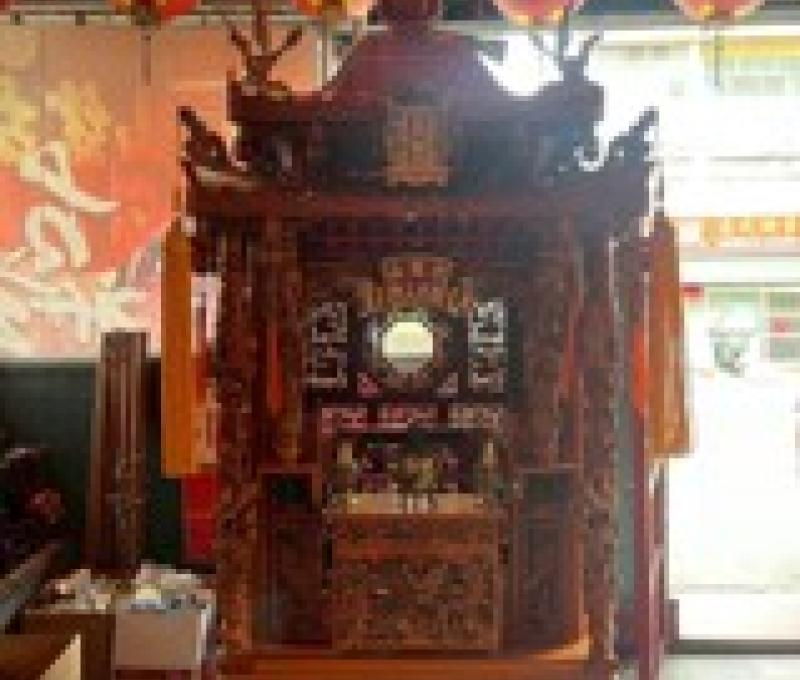 玄天上帝出巡神轎。（照片提供者：英語系陳鈺欣、王苡臻、魯姵廷）