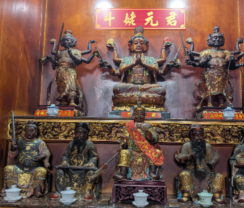 六十太歲與無底廟陪祀諸神像。（照片提供者：歷史所吳紹嘉、蔡尚廷）