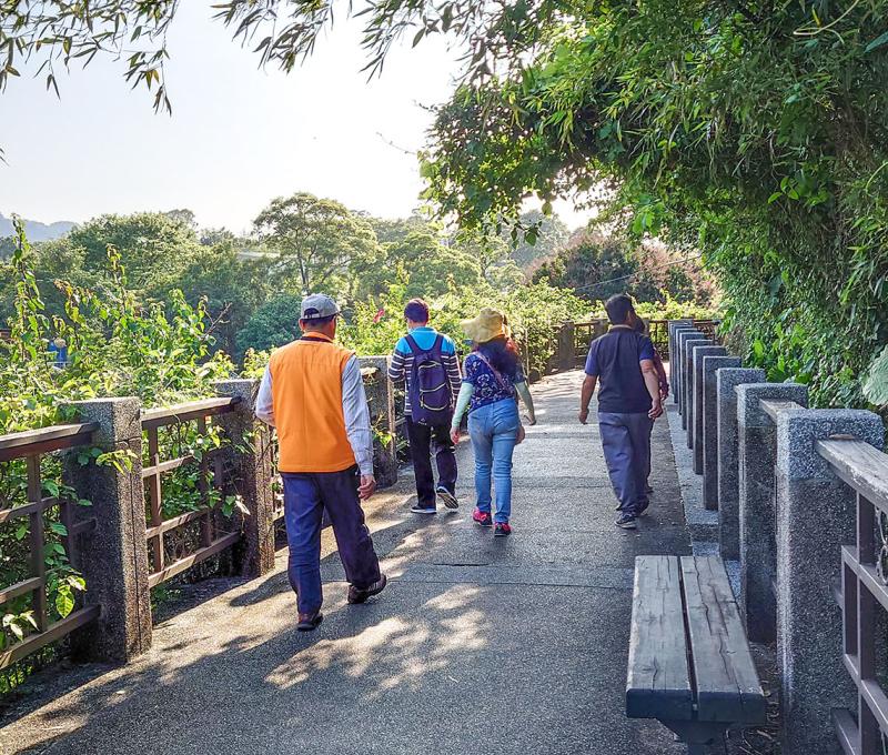 是個晨、昏散步的好地方。照片拍攝者：洪光君 / 拍攝日期：2021/4/6