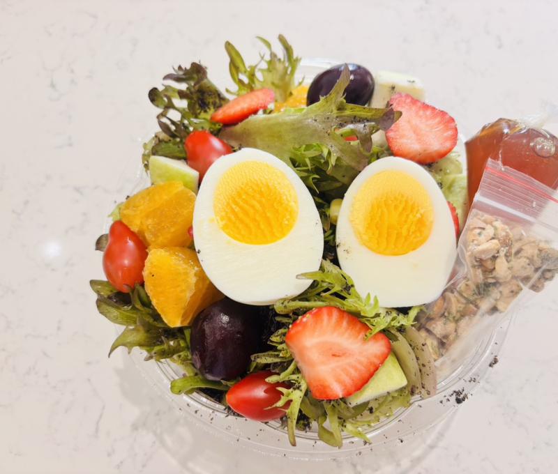 單人份沙拉外帶盒（照片提供者：黃雯鈴）