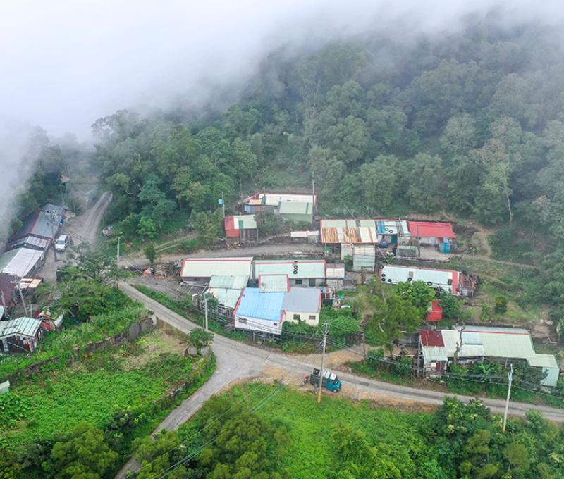 位在大漢林道11.5公里處的小力里聚落 照片提供者：原住民族委員會原住民族文化發展中心／拍攝日期：109.11.27