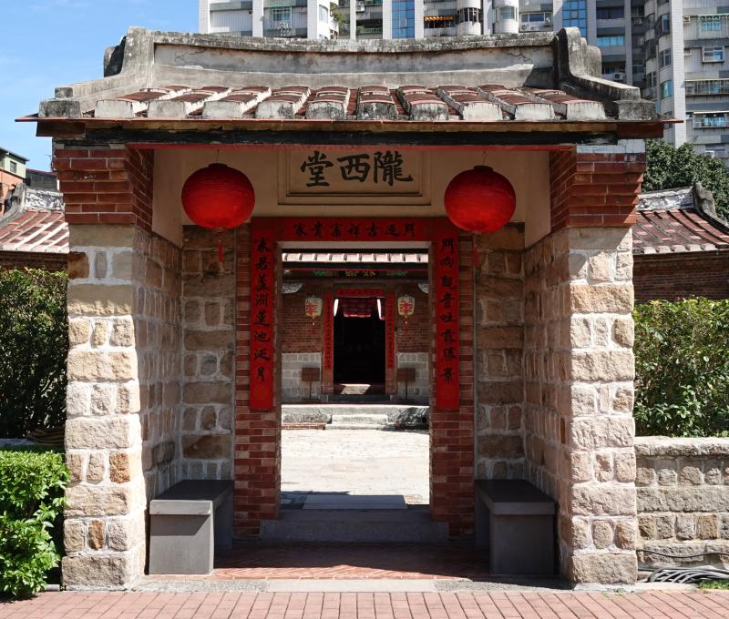 蘆洲李宅「外翰文武門」／資料來源：毛毓翔拍攝（2025年4月23日）。