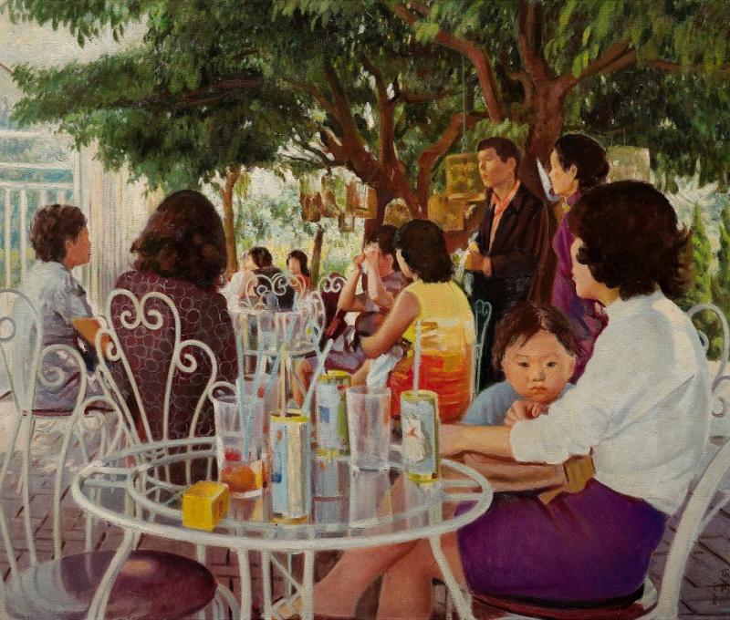 《納涼》/提供者：李梅樹紀念館