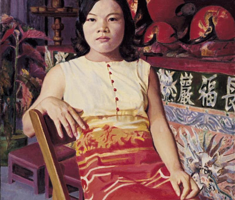 《佛門少女》（祖師廟）/提供者：李梅樹紀念館