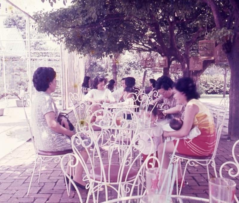 李梅樹拍攝榮星花園舊照片。/提供者：李梅樹紀念館