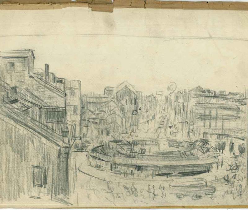 《臺北圓環》/提供者：李梅樹紀念館