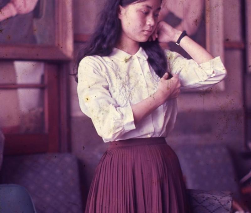 其他張當時李梅樹所攝之模特兒照片（模特兒與《春光》同）。/提供者：李梅樹紀念館