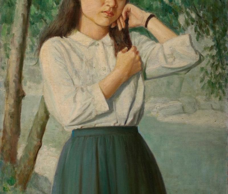 其他當時李梅樹參考所拍照片繪製的作品。/提供者：李梅樹紀念館