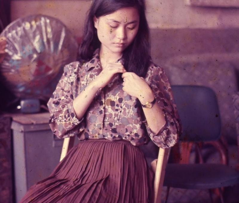 其他張當時李梅樹所攝之模特兒照片（模特兒與《春光》同）。/提供者：李梅樹紀念館