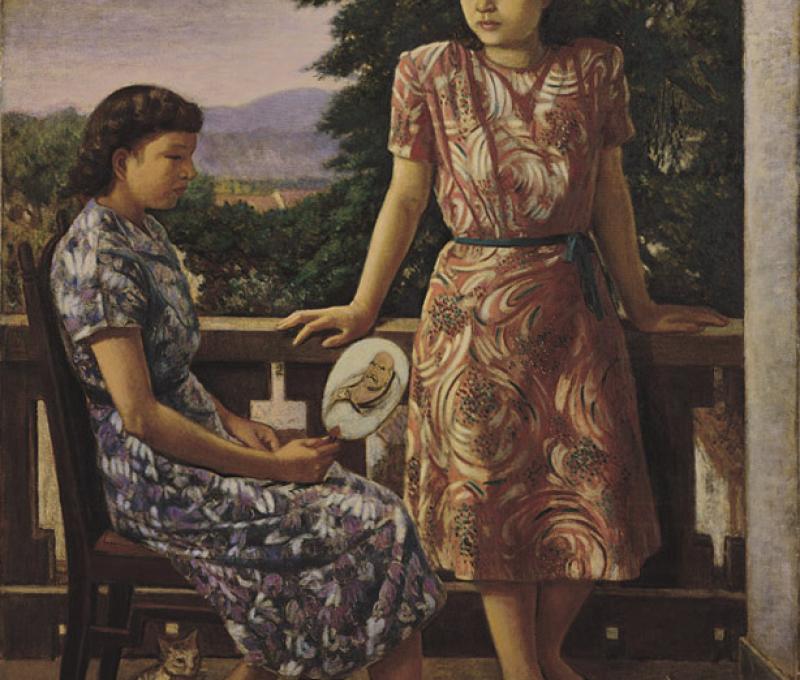 《露臺》/提供者：李梅樹紀念館