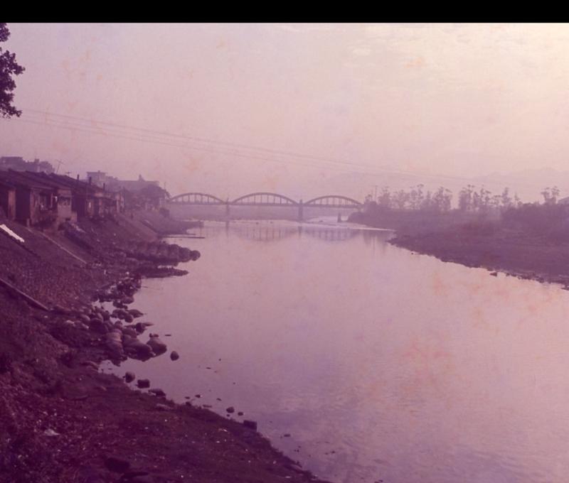 遠眺三峽橋之老照片。/提供者：李梅樹紀念館
