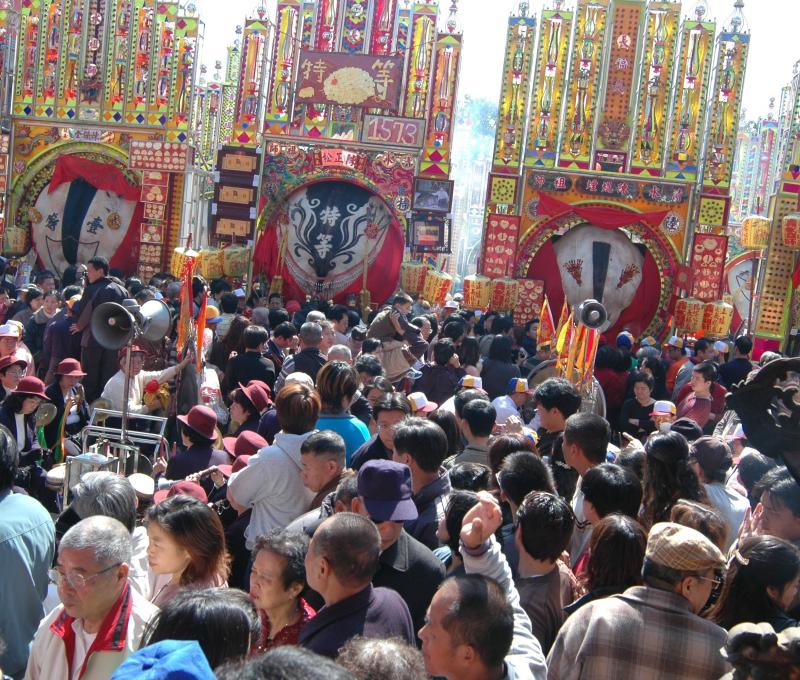 初六迎神豬。/提供者：謝基煌