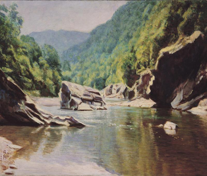 《三峽春色》/提供者：李梅樹紀念館