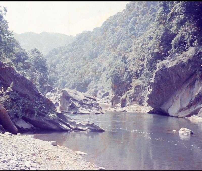 《三峽春色》參考照片（位於今大豹溪）/提供者：李梅樹紀念館