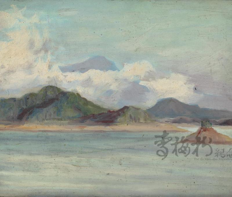 《日月潭》/提供者：李梅樹紀念館