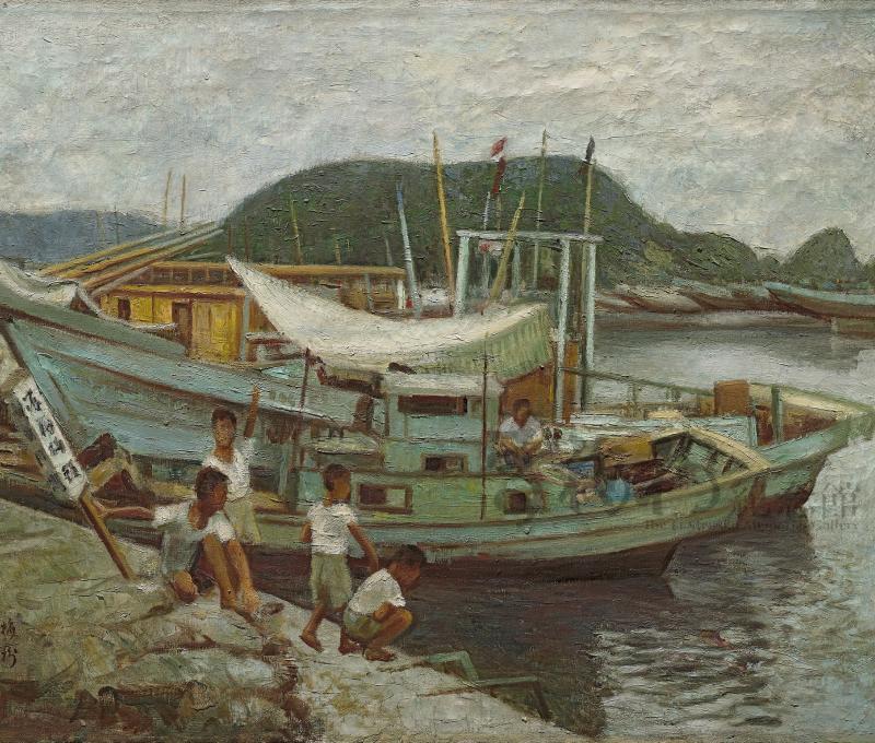 《蘇澳漁港》/提供者：李梅樹紀念館