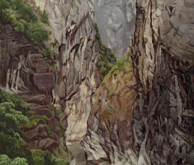 《太魯閣（三）》/提供者：李梅樹紀念館