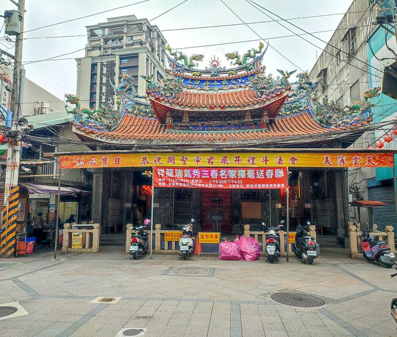 武聖廟正面。照片拍攝者：海山文史團隊