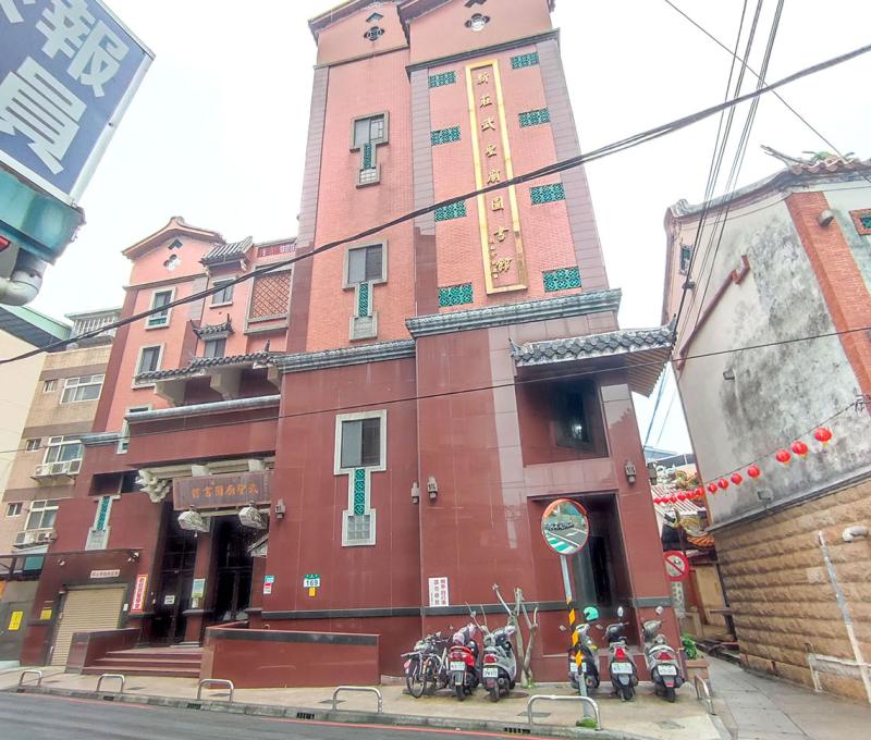 武聖廟的圖書大樓。照片拍攝者：海山文史團隊