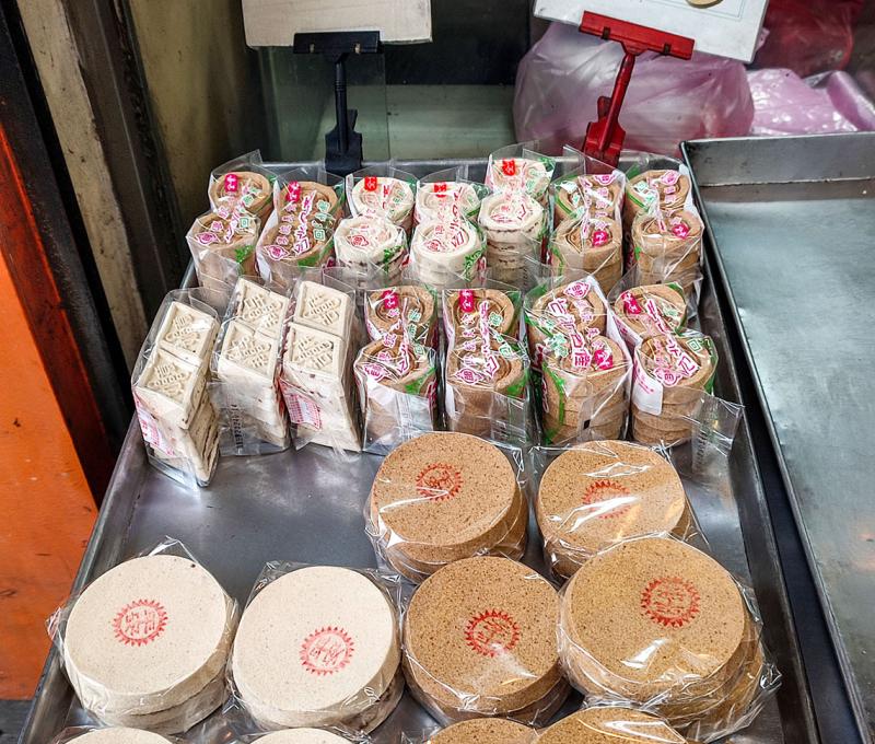 以及許多傳統的糕餅。照片拍攝者：海山文史團隊