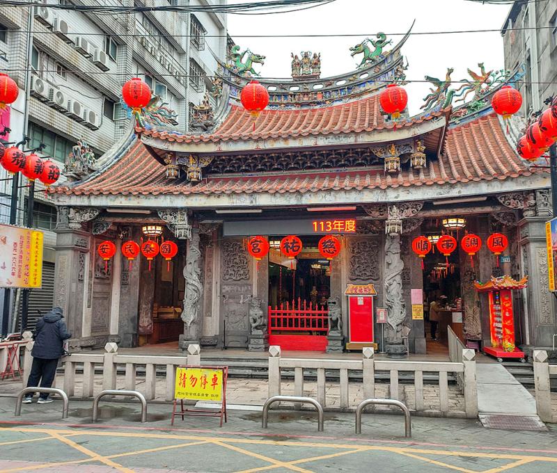慈祐宮正面。照片拍攝者：海山文史團隊