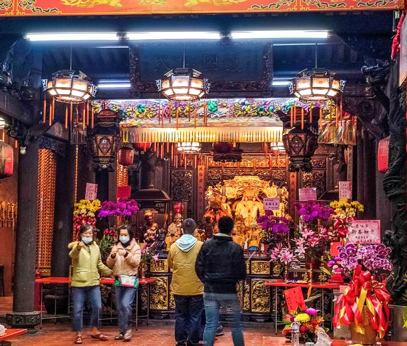 慈祐宮正殿。照片拍攝者：海山文史團隊