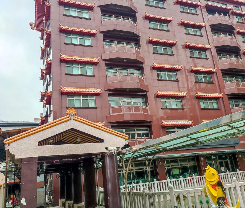 慈祐宮香客大樓。照片拍攝者：海山文史團隊