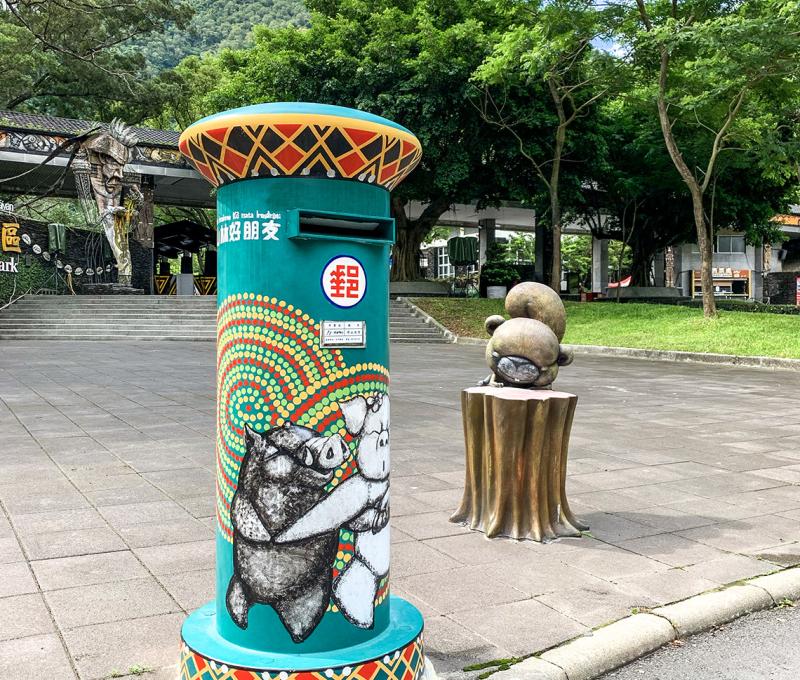 山林好朋友郵筒與飛鼠 Companions of the Forest Mailbox 照片拍攝者：原住民族委員會原住民族文化發展中心 / 拍攝日期：2022