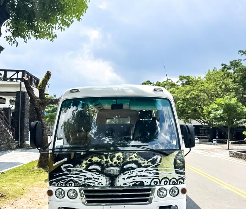 遊園車: 山林好朋友之雲豹 /杜寒菘(魯凱族) Clouded Leopard of the Companions of the Forest by Pacake /Rukai 照片拍攝者：原住民族委員會原住民族文化發展中心 / 拍攝日期：2022