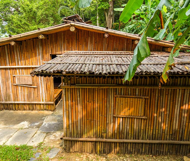十八兒社住家 Traditional Saisiyat House in Shihbaer Village 照片拍攝者：原住民族委員會原住民族文化發展中心 / 拍攝日期：2022