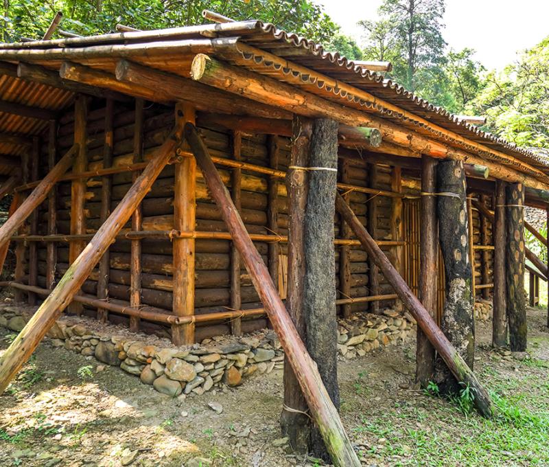 中部半穴式住家 Truku Half-Underground Dwelling 照片拍攝者：原住民族委員會原住民族文化發展中心 / 拍攝日期：2022