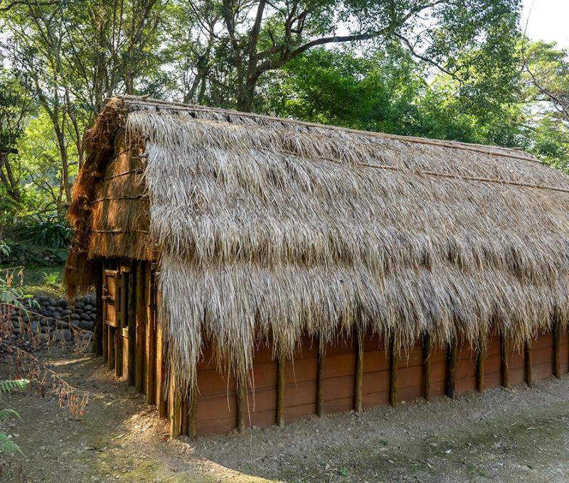 美巴拉社住家 Traditional Atayal House in Meibala Village 照片拍攝者：原住民族委員會原住民族文化發展中心 / 拍攝日期：2022