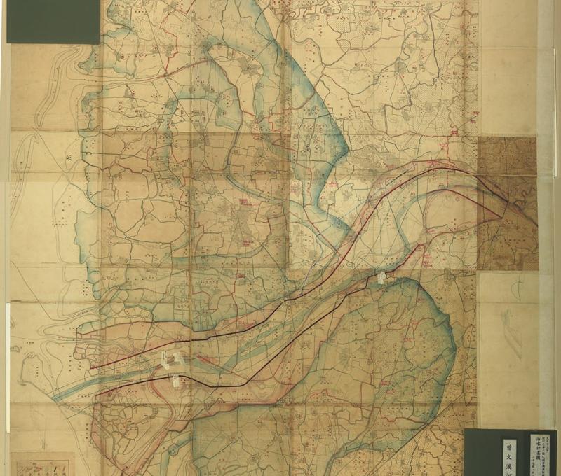 1924年曾文溪「利害調查附圖」 照片提供者：水規所典藏