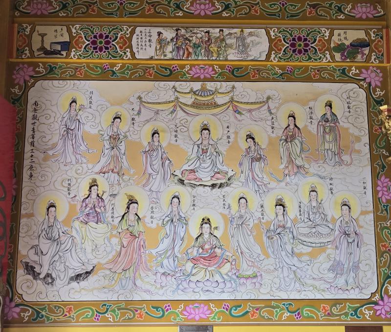 廟中壁畫裝飾(照片提供者：街密小組 / 拍攝日期：2025/6/28)