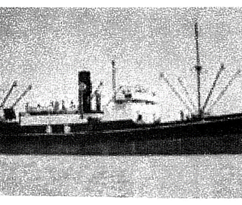 肩負青島大撤退重責大任的「渤海輪」。(翻攝：彰化縣中興庄聚落保存整體規劃)