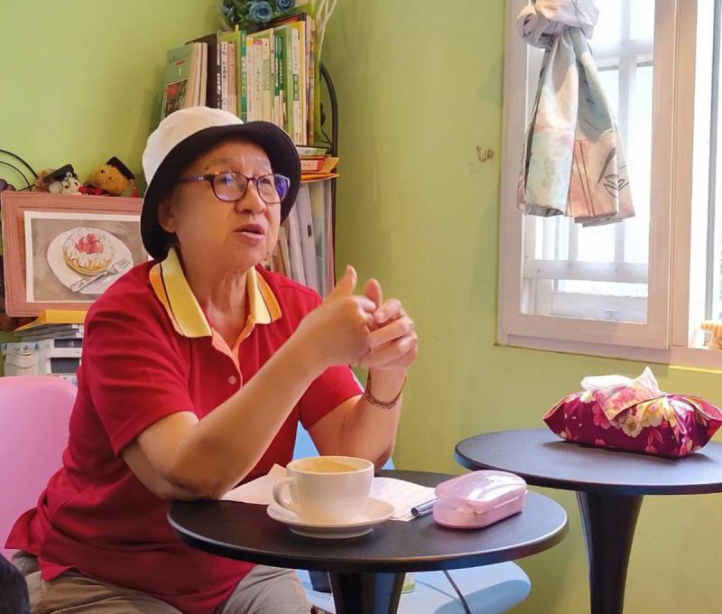 常連芳談家族憾事，至今記憶深刻！(照片提供：楊秋蘋)