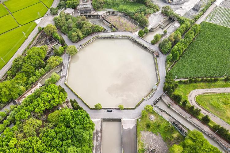 集集共同引水八卦池