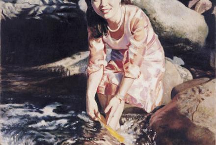 19《戲水》（三峽五寮溪前段，五福橋附近）